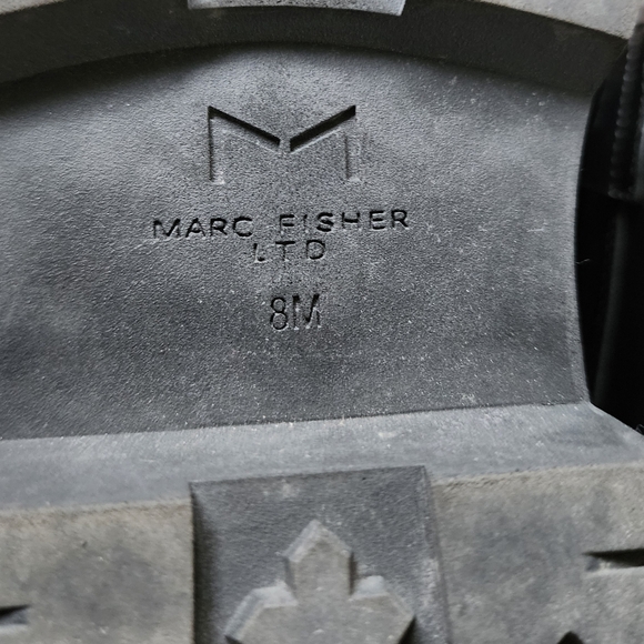 Marc Fisher LTD Leather Platform Loafers - Picture 4 of 8